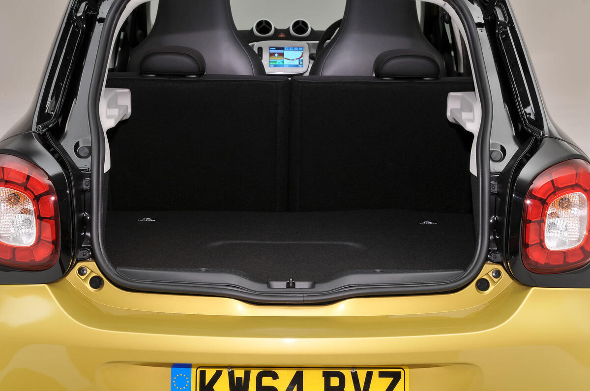 Smart Forfour boot space