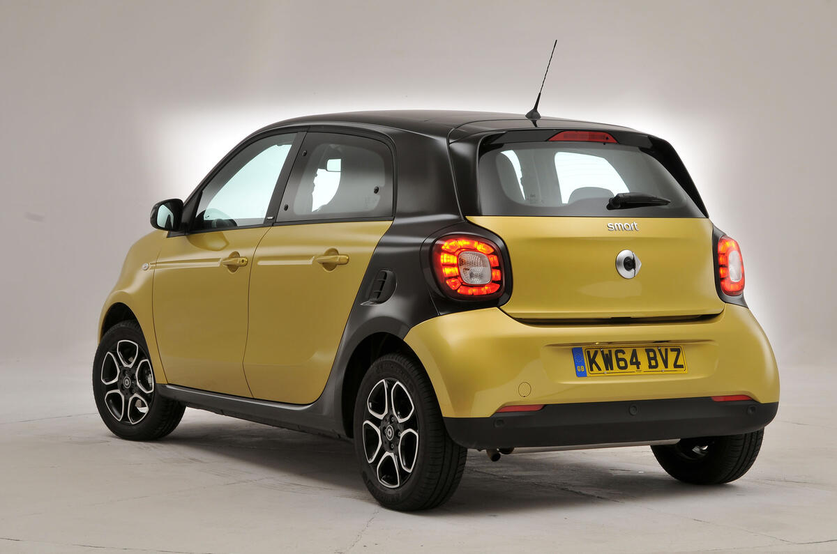 Smart Forfour rear quarter