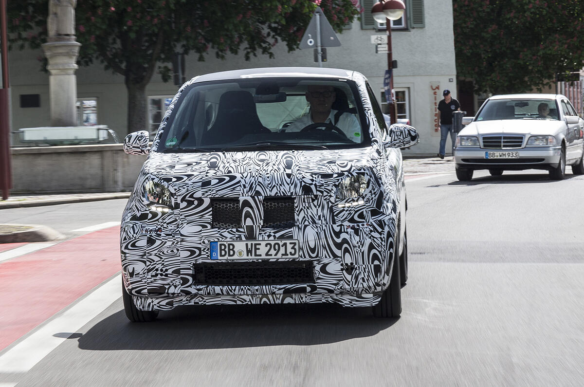 Smart Fortwo exclusive development drive