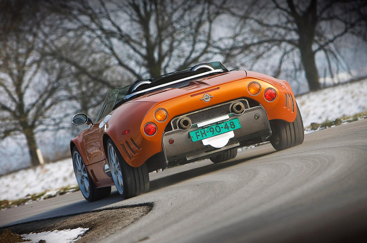 Spyker C8 rear cornering