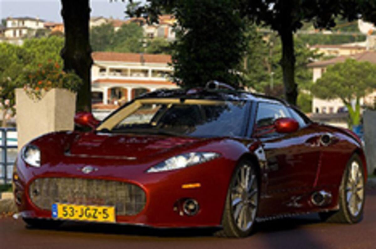 Spyker C8 Aileron spotted
