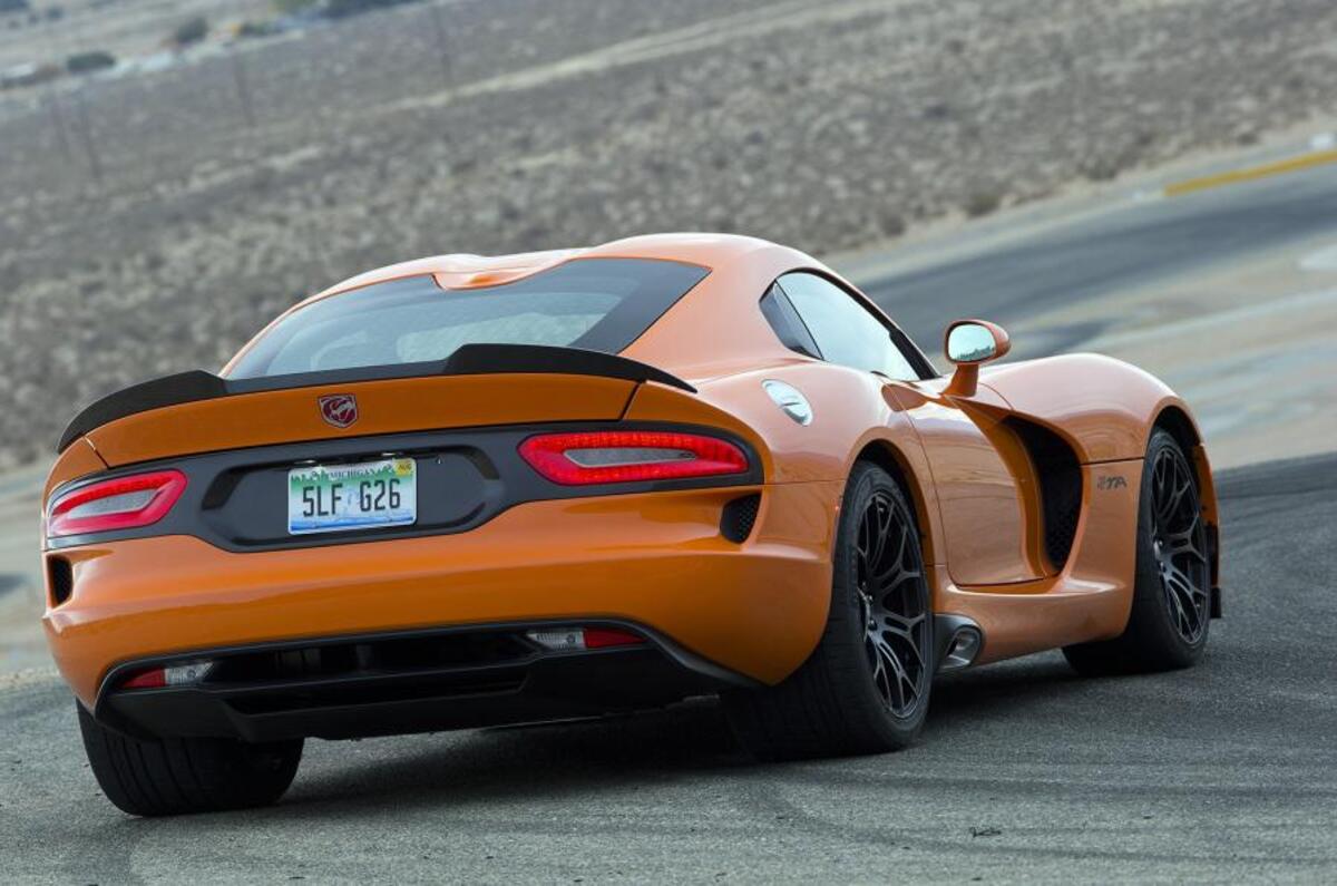 SRT Viper TA hard rear cornering