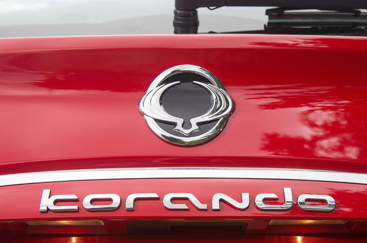 Ssangyong Korando badging