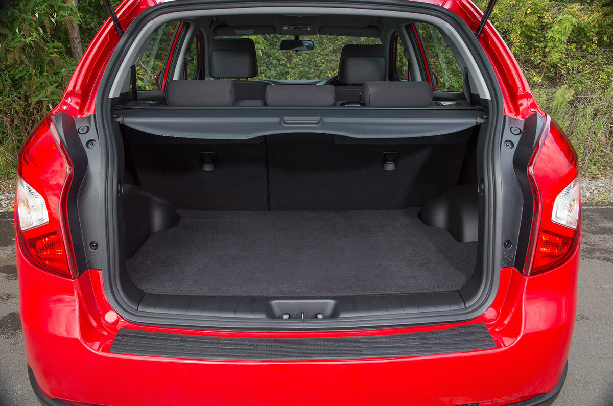 Ssangyong Korando boot space