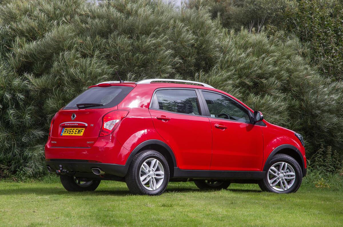 Ssangyong Korando rear quarter