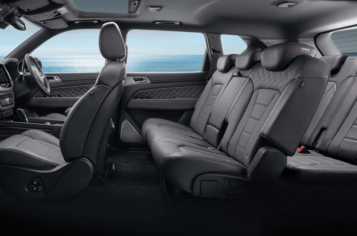 Ssangyong Rexton interior