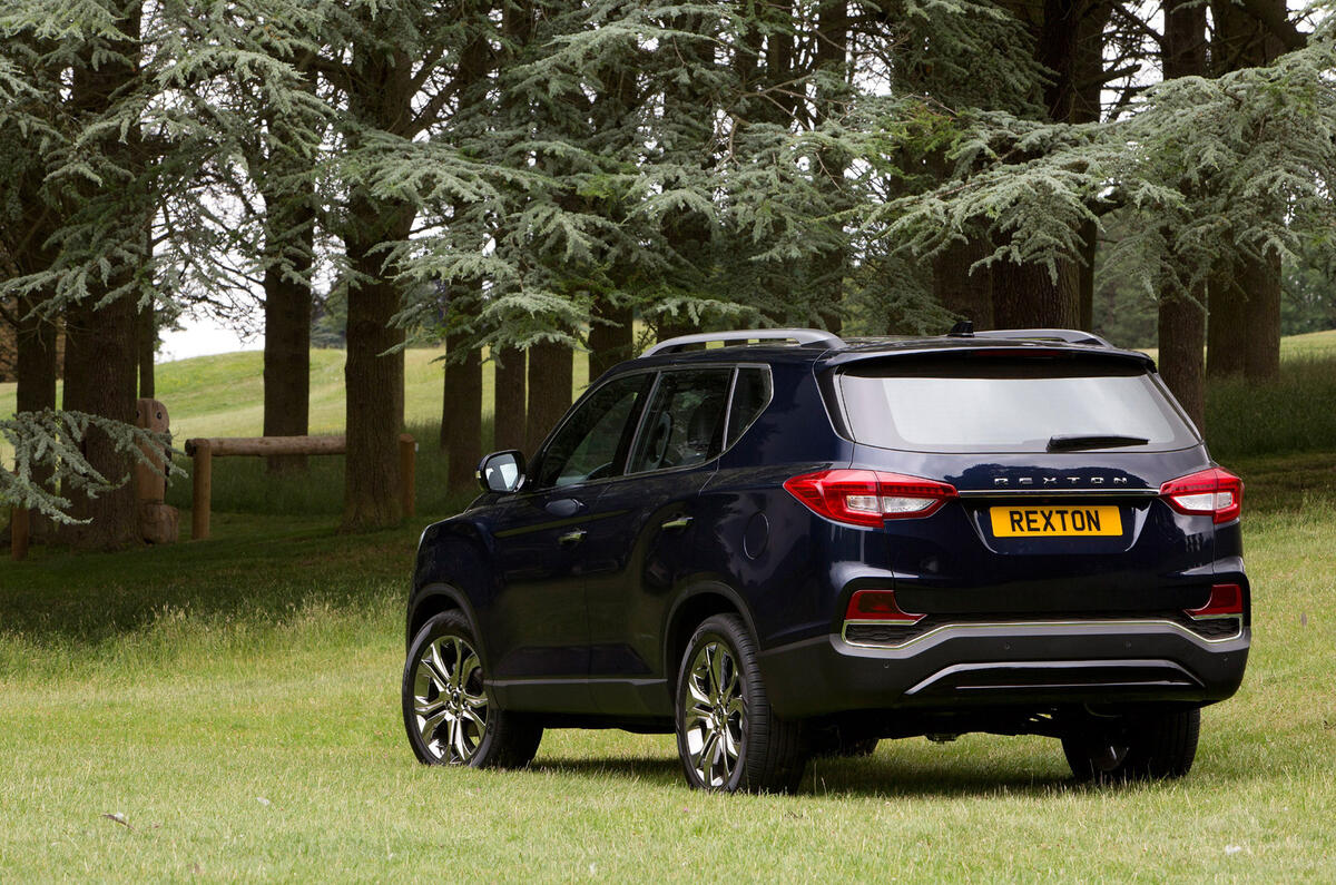 Ssangyong Rexton rear quarter
