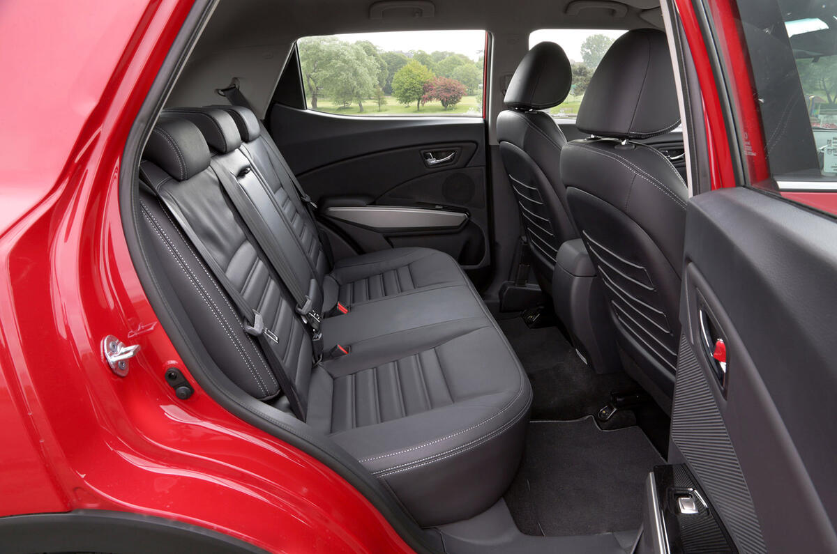 Ssangyong Tivoli rear seats