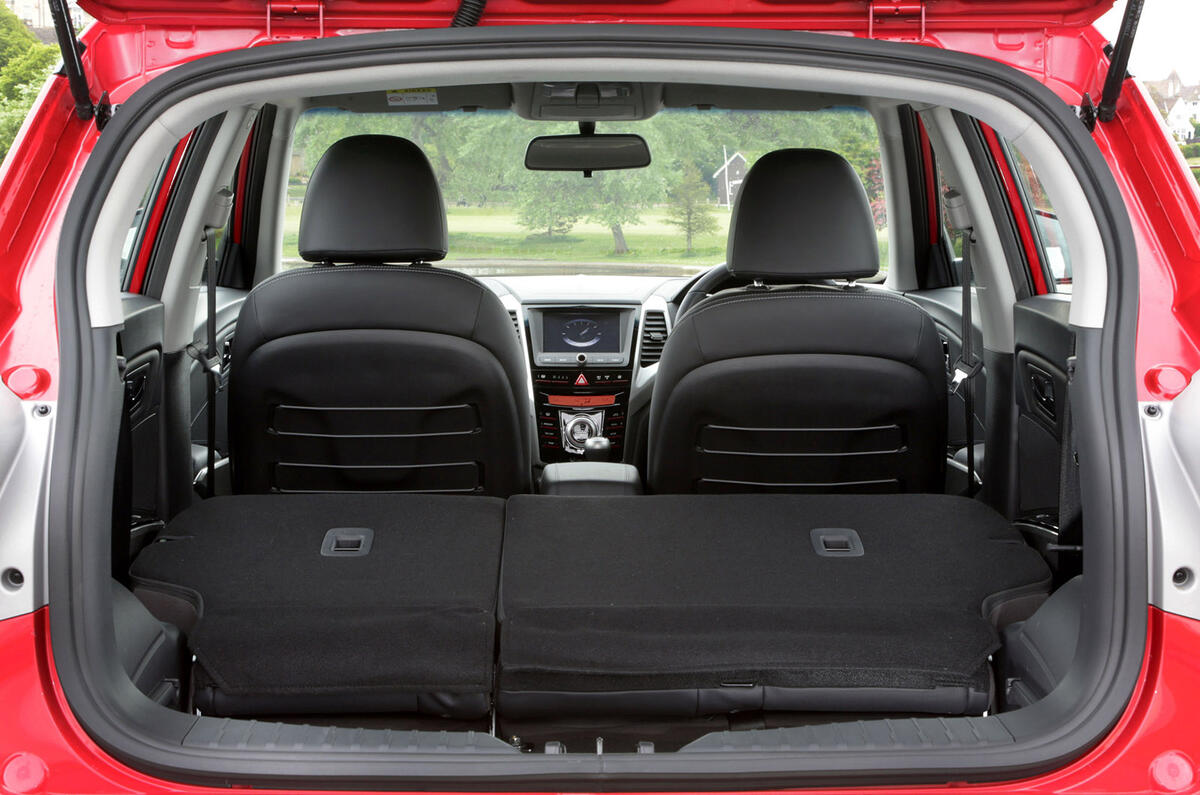 Ssangyong Tivoli seat flexibility