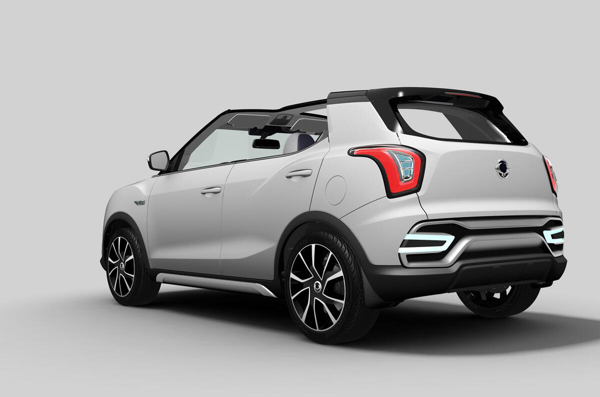 SsangYong previews new X100 crossover with Paris motor show concepts SsangYong previews new X100 crossover with Paris motor show concepts