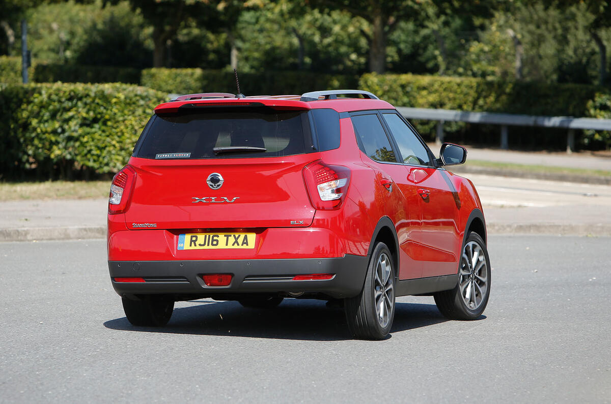 Ssangyong Tivoli XLV rear cornering