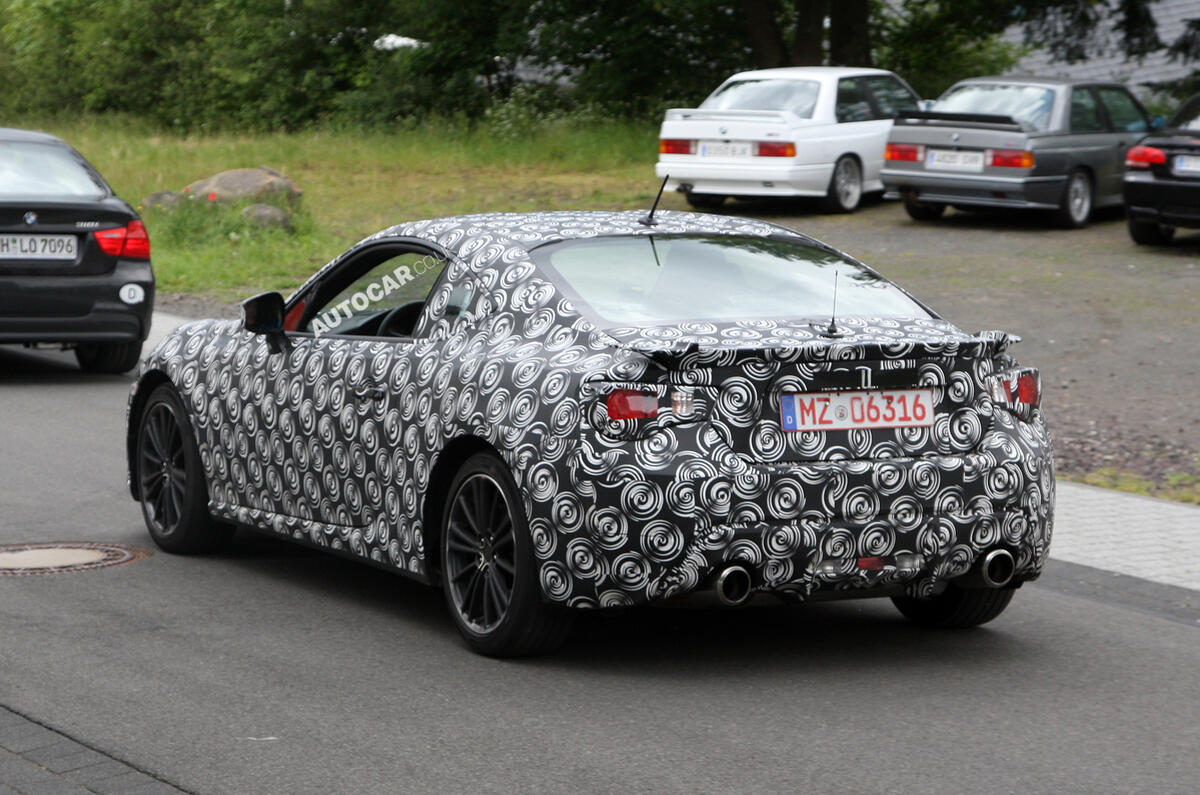 Subaru BRZ spied testing