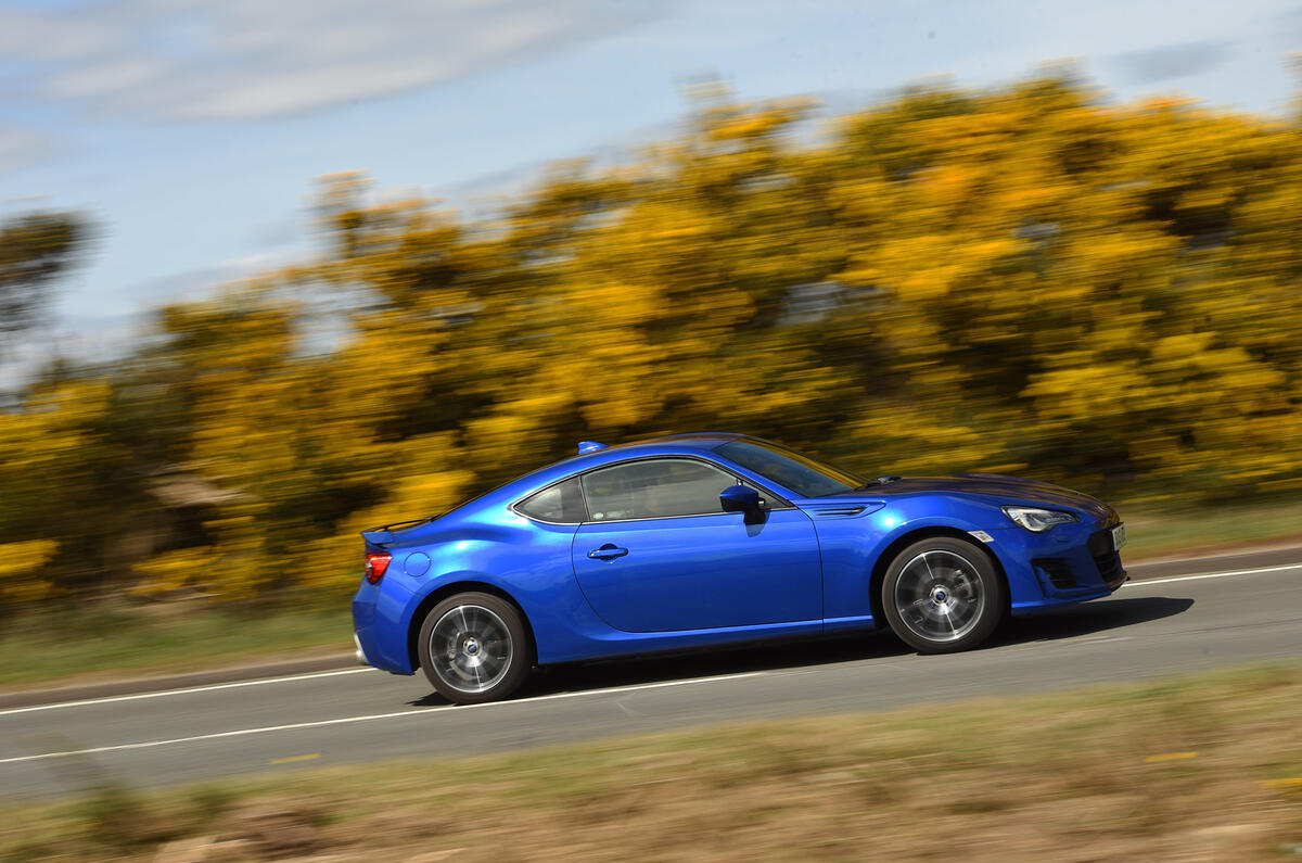 Subaru BRZ side profile