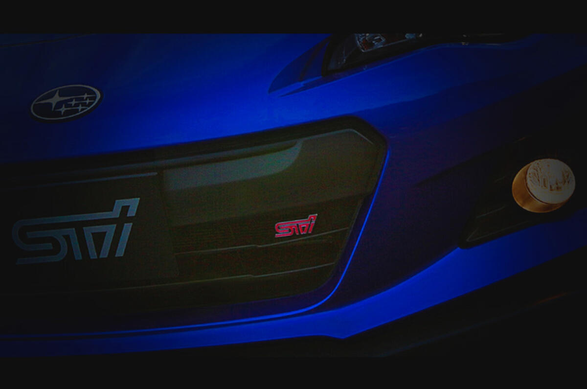 Subaru BRZ STI hinted