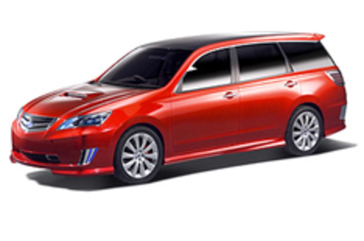 Subaru Exiga MPV near launch