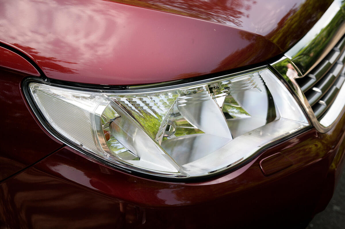 Shapely headlights aren't as oversized as on some rivals Subaru Forester headlight