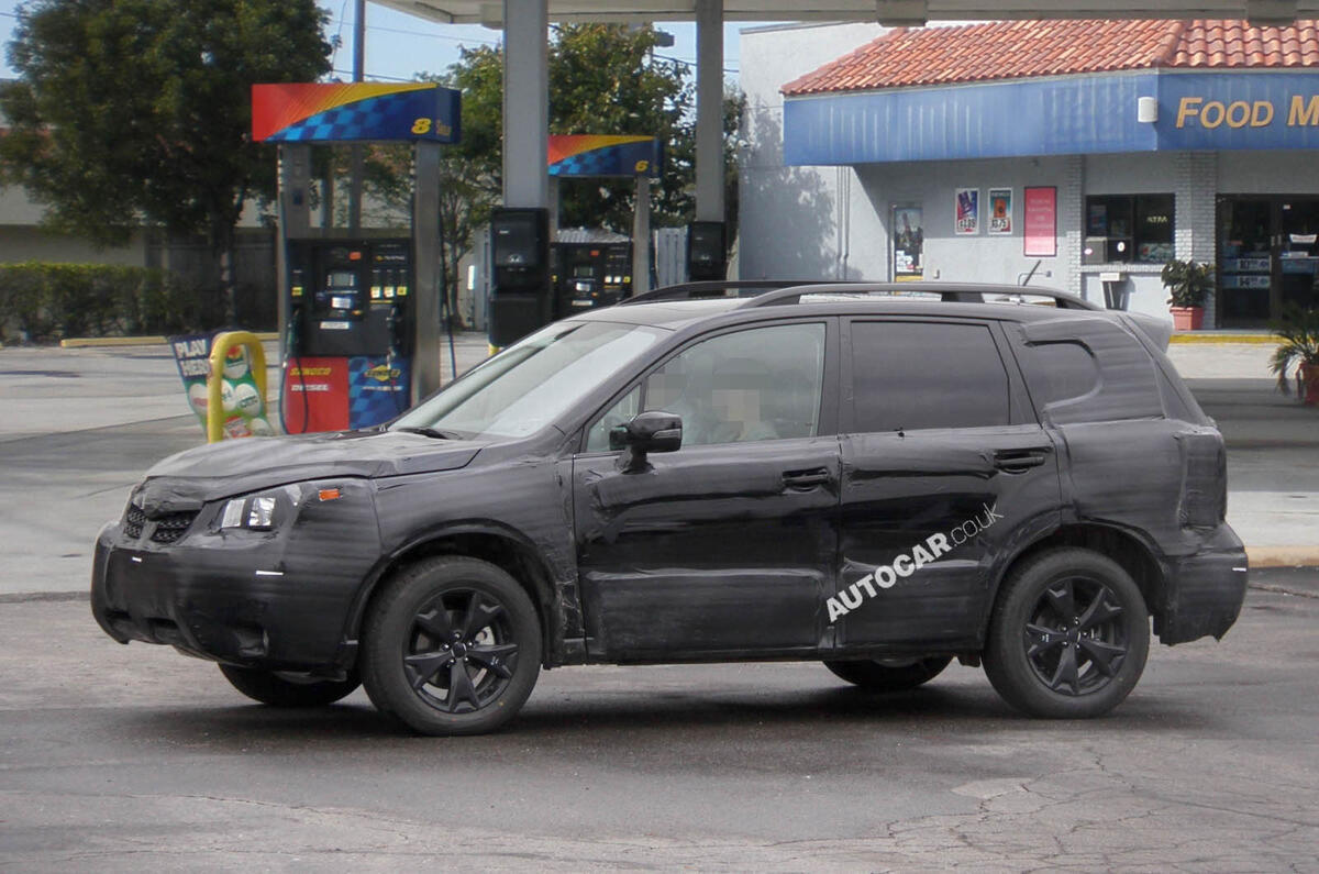 Subaru Forester prototype scooped