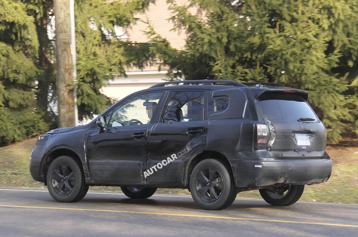 Subaru Forester prototype scooped