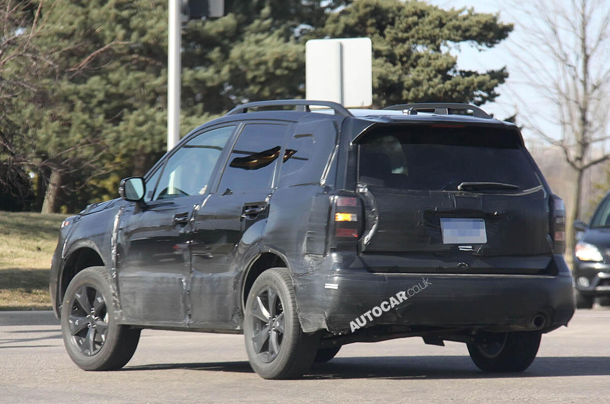 Subaru Forester prototype scooped