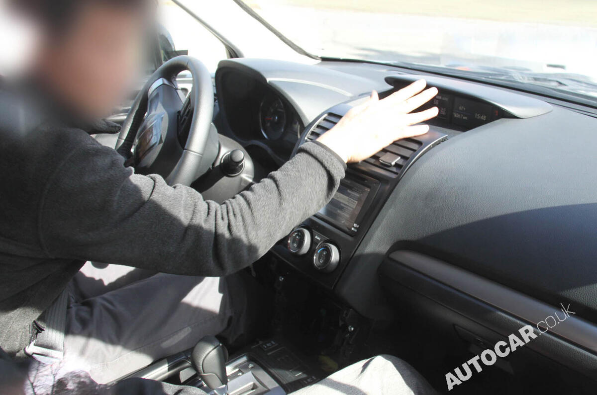 Subaru Forester prototype scooped