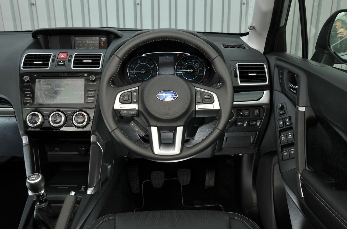 Subaru Forester dashboard