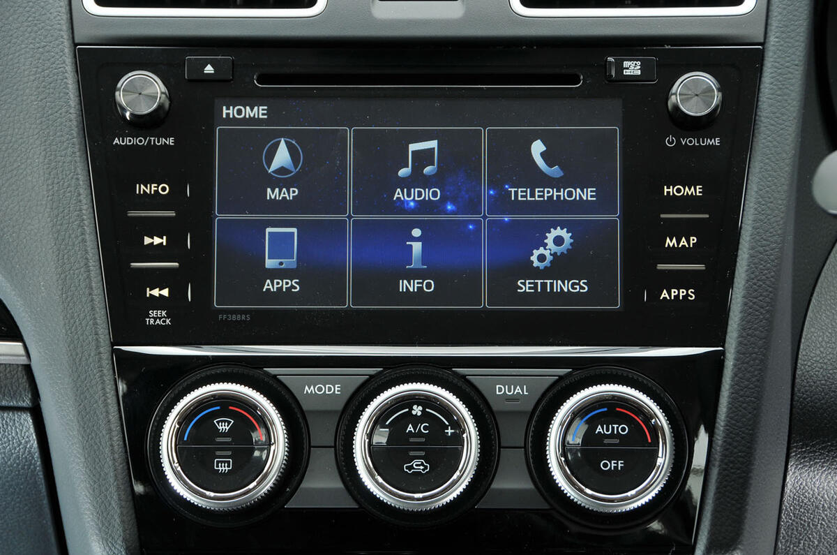 Subaru Forester infotainment system