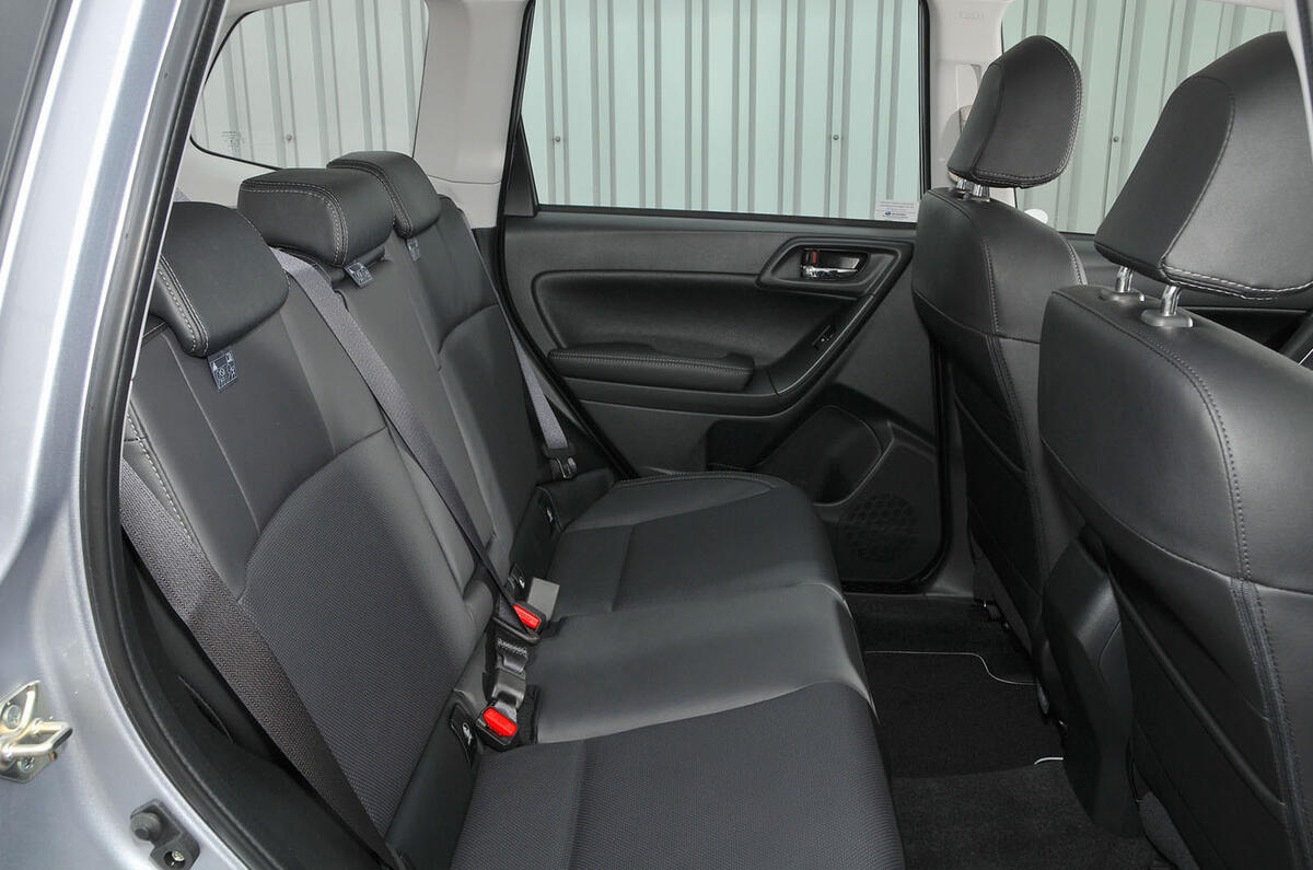 Subaru Forester rear seats