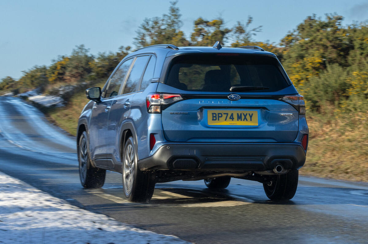 Subaru Forester review 2025 003 rear panning Subaru Forester review 2025 003 rear panning