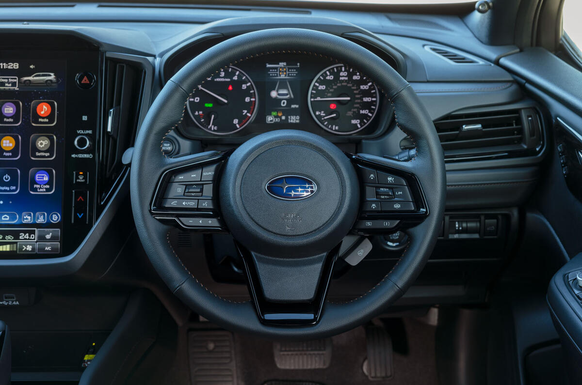 Subaru Forester review 2025 013 steering wheel Subaru Forester review 2025 013 steering wheel