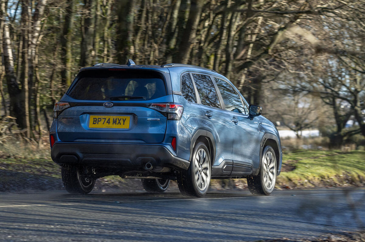 Subaru Forester review 2025 020 rear cornering Subaru Forester review 2025 020 rear cornering