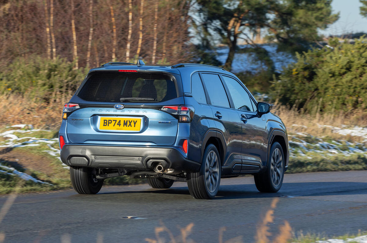 Subaru Forester review 2025 022 rear action Subaru Forester review 2025 022 rear action