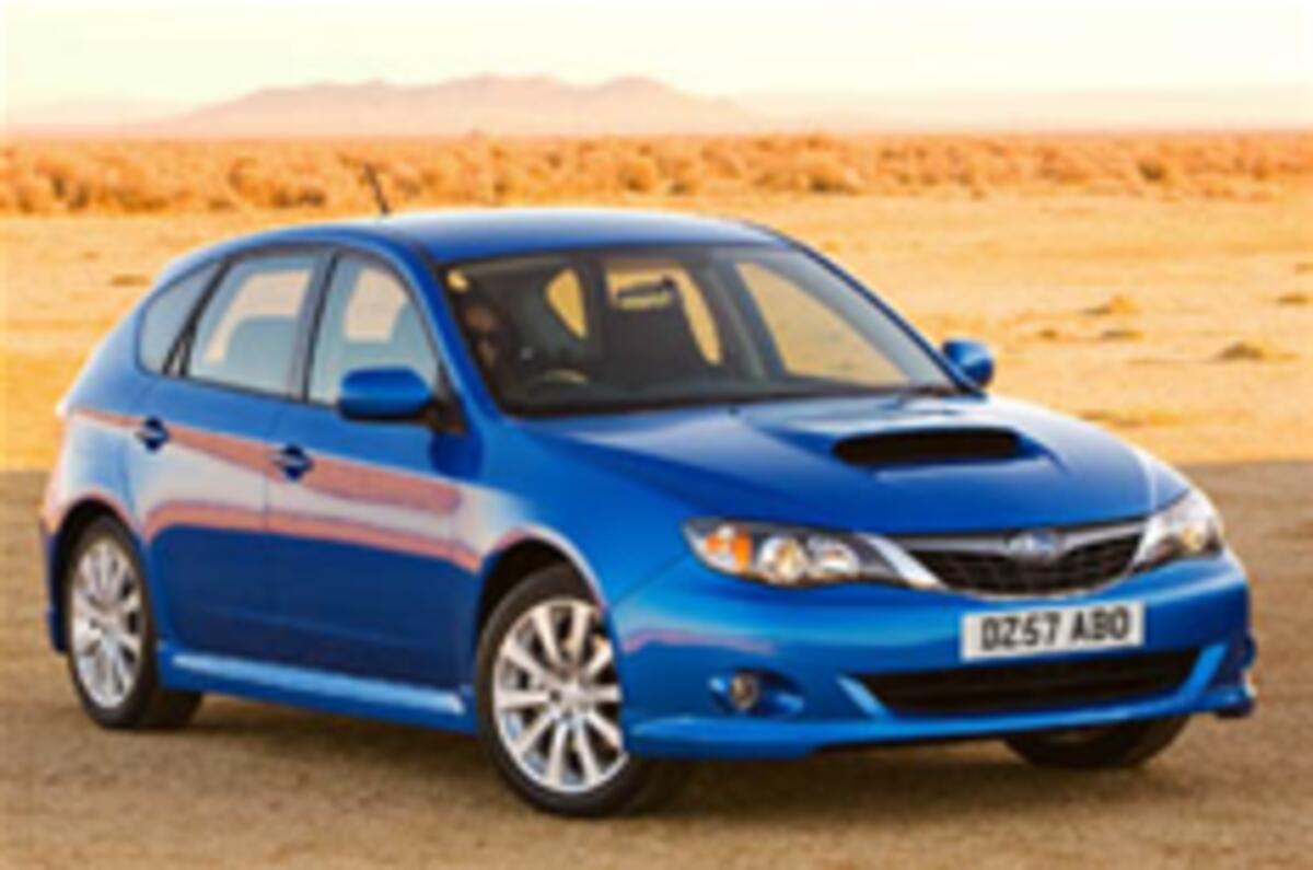 Impreza WRX will cost under £20k