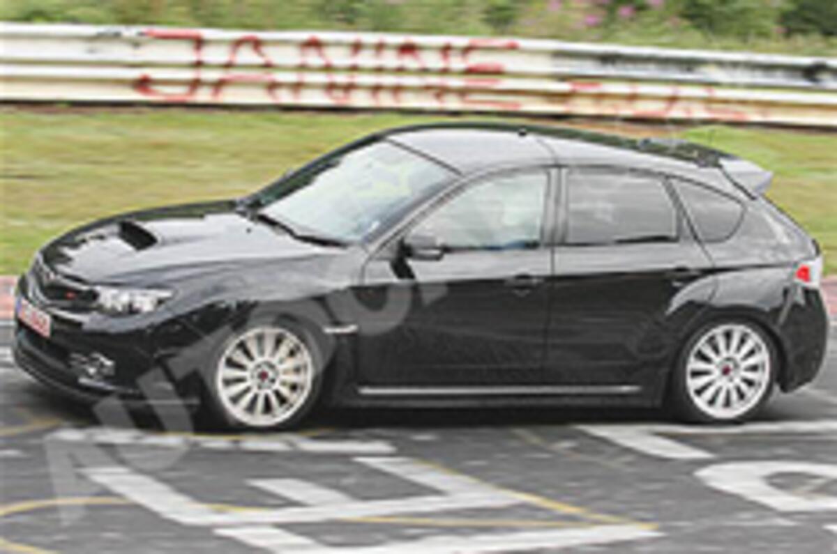 Hotter Subaru Impreza spied
