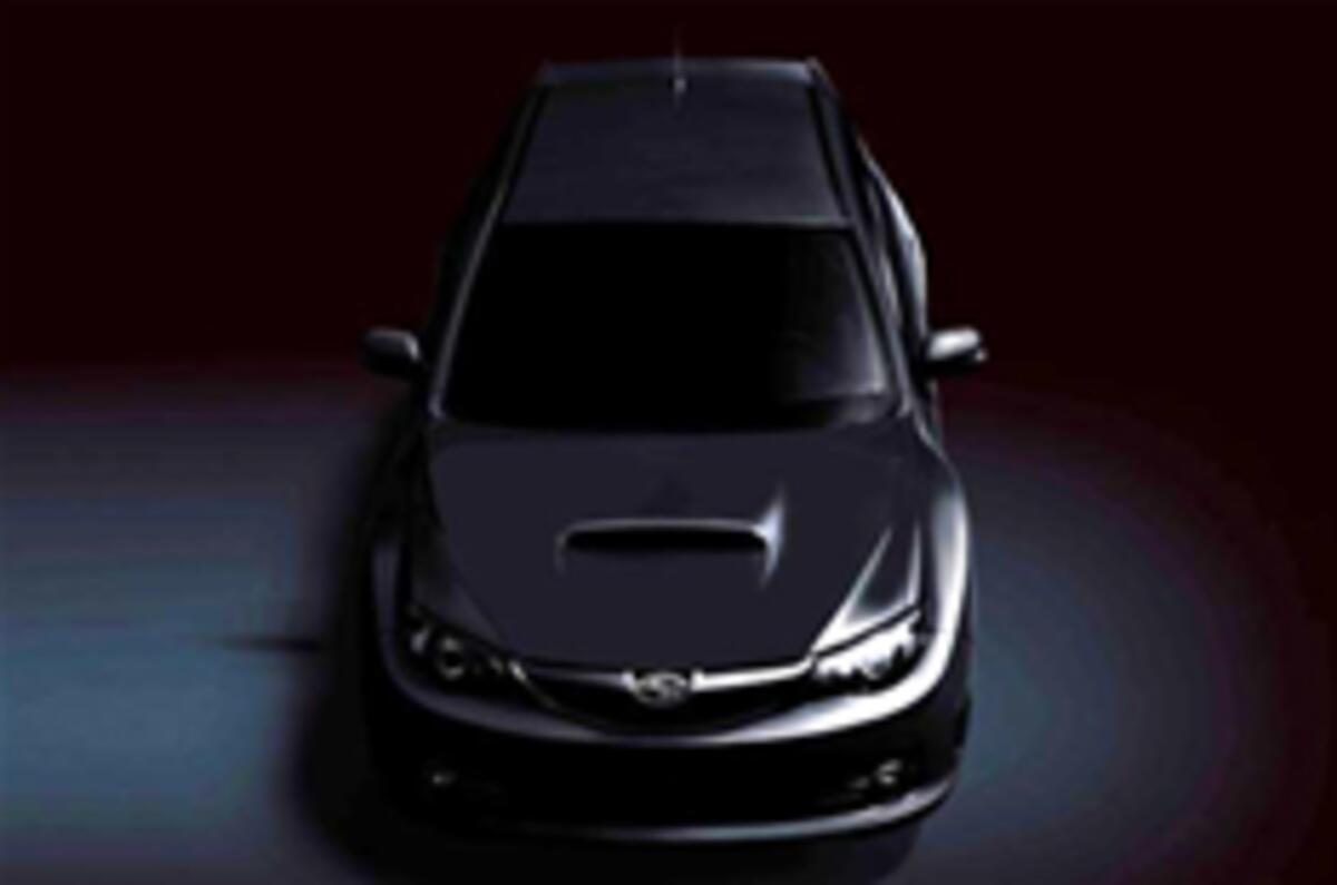 Impreza STi teaser image released