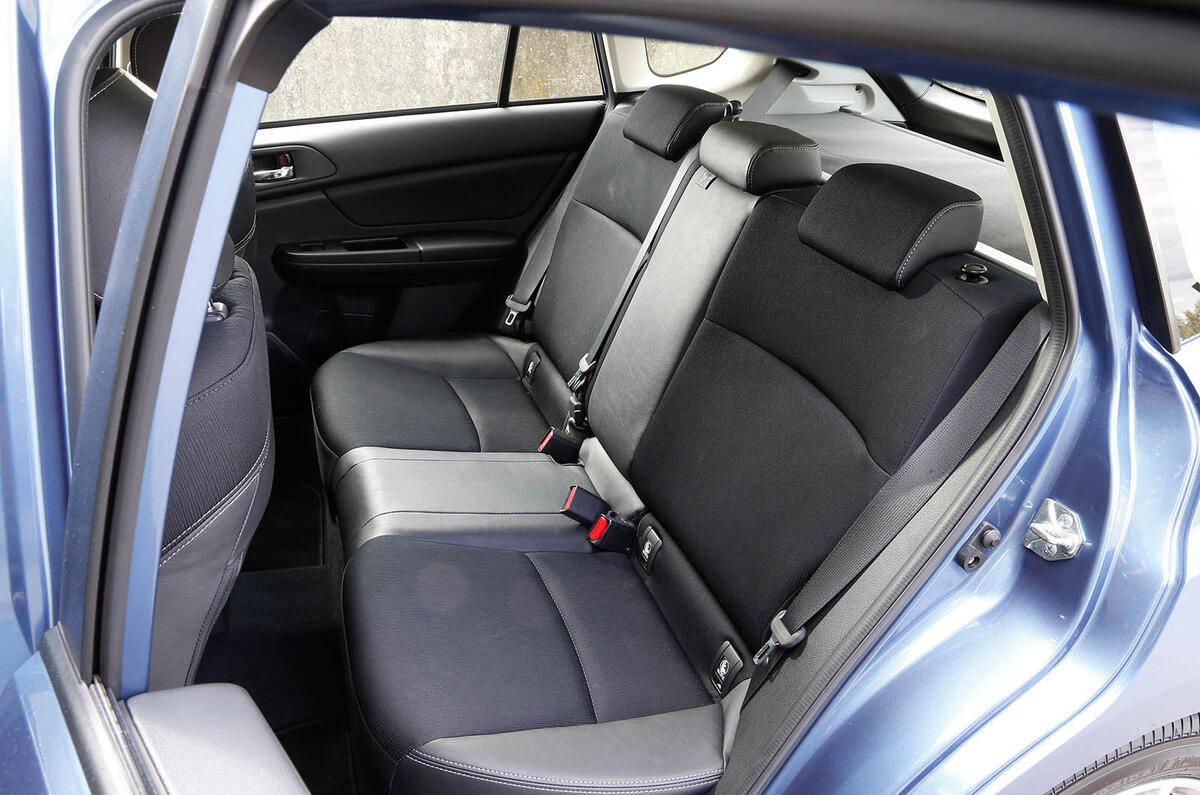 Subaru Impreza rear seats