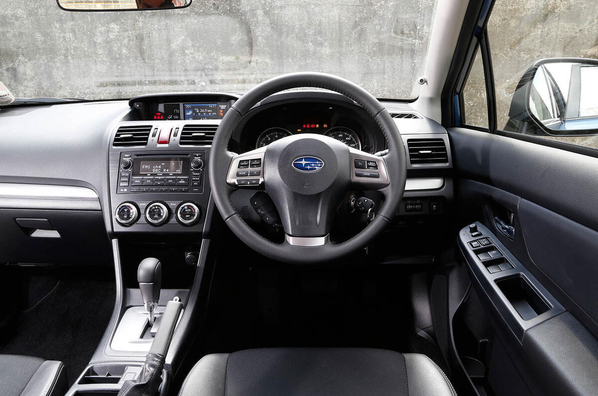 Subaru Impreza dashbaord