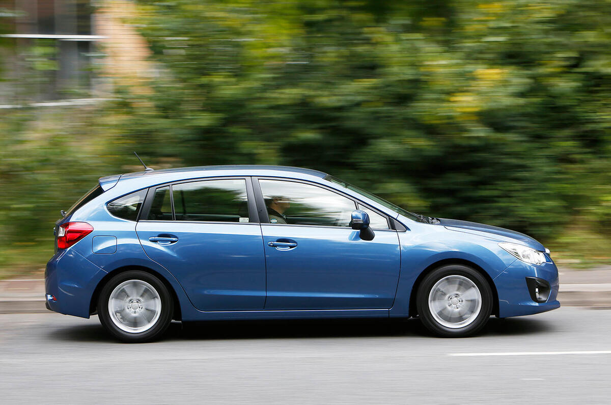 Subaru Impreza side profile