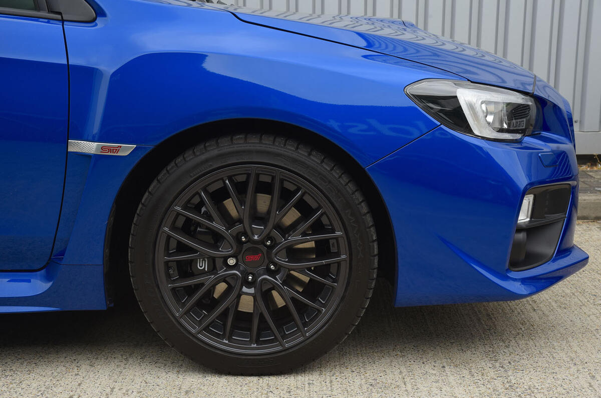 Subaru WRX STI alloy wheels