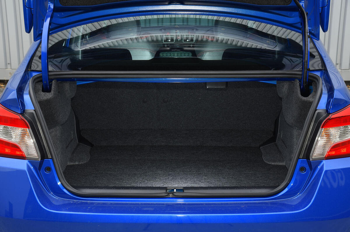 Subaru WRX STI boot space
