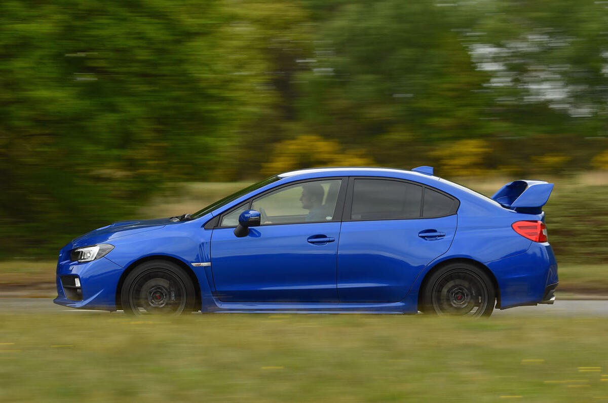 Subaru WRX STI side profile