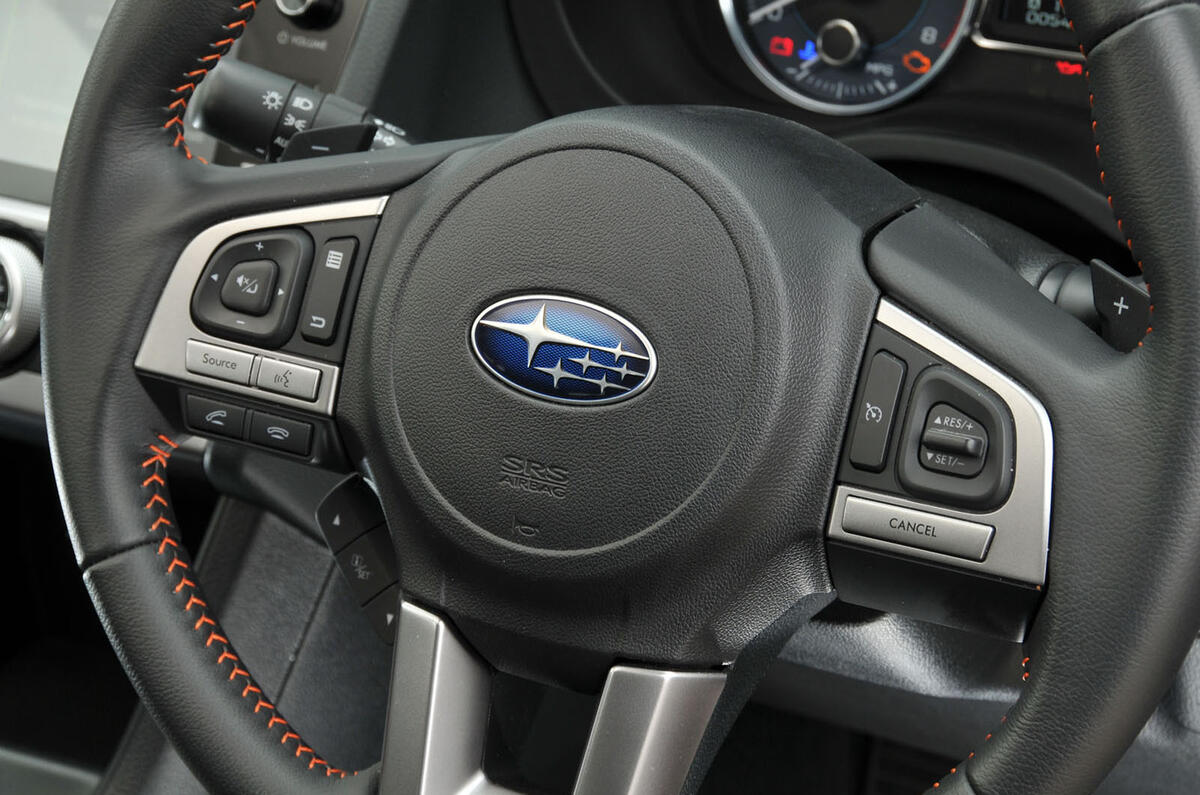 Subaru XV steering wheel