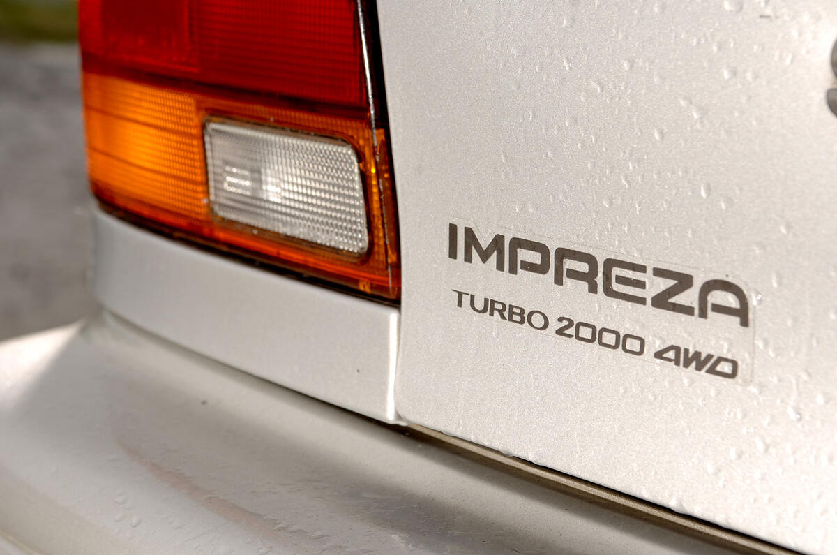Subaru Impreza 2000 Turbo badge
