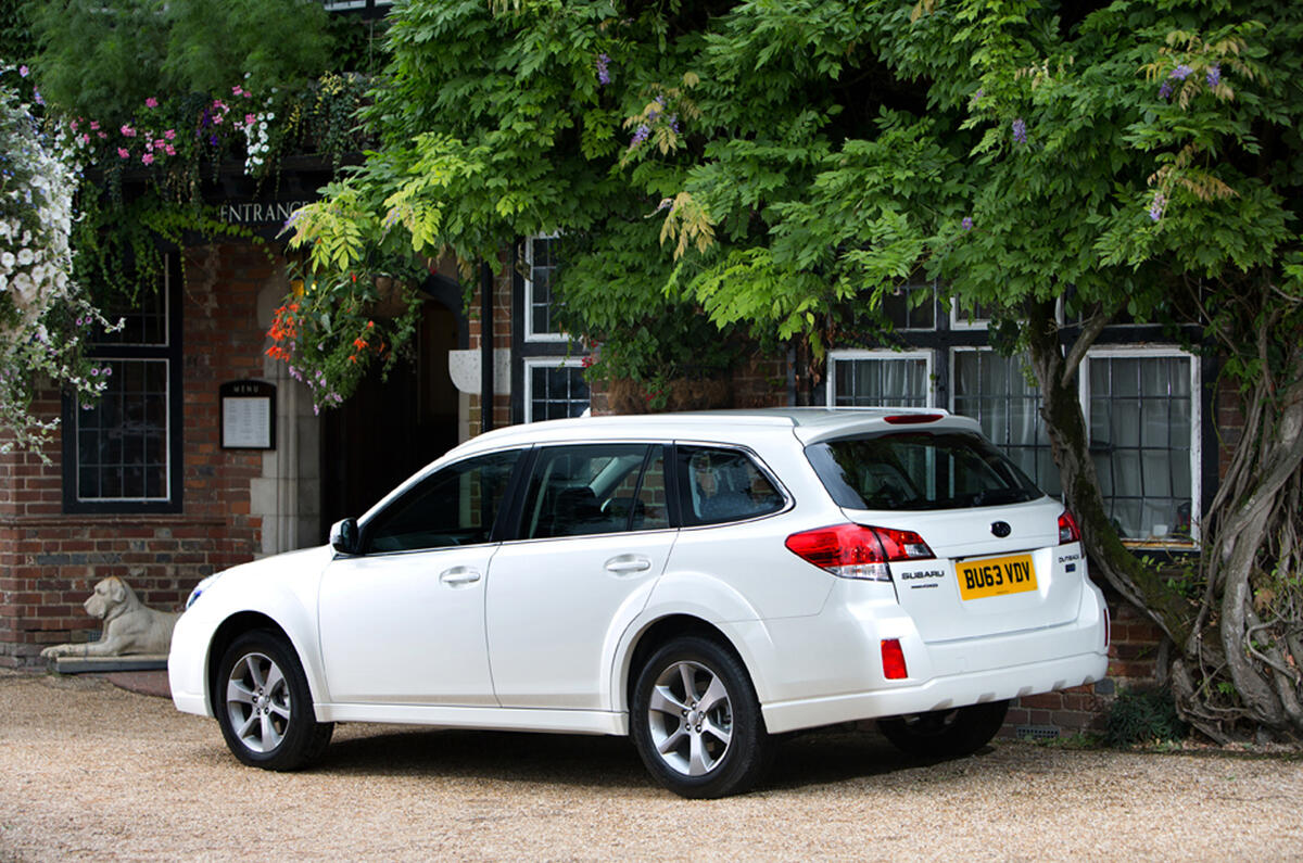 Subaru Outback rear quarter