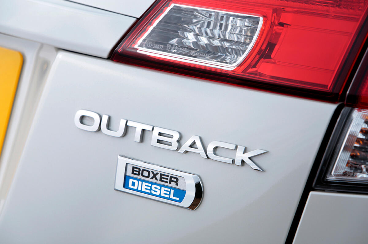 Subaru Outback badging