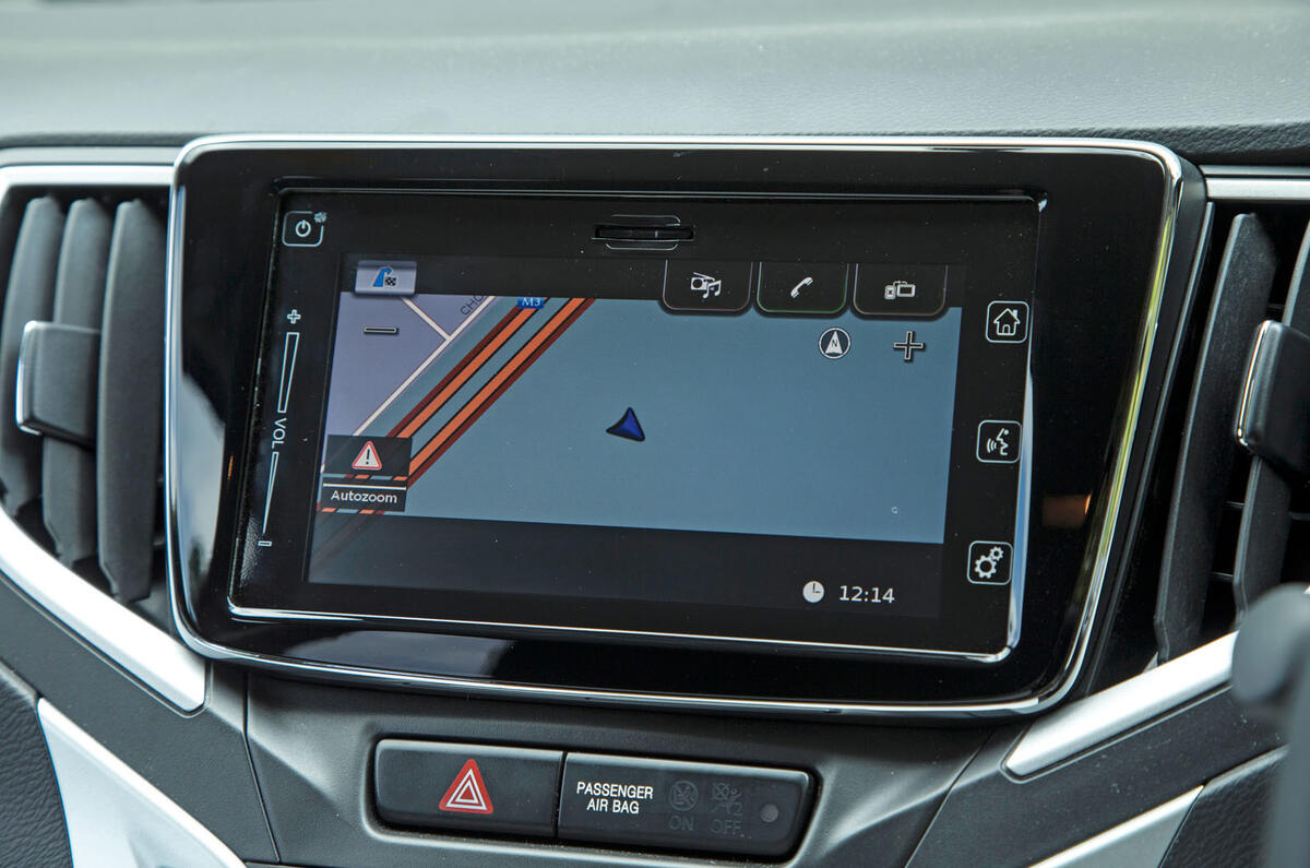 Suzuki Baleno infotainment system