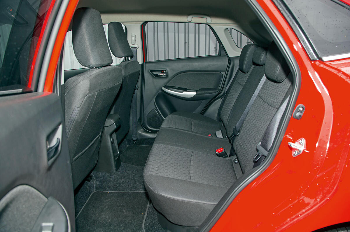 Suzuki Baleno rear seats