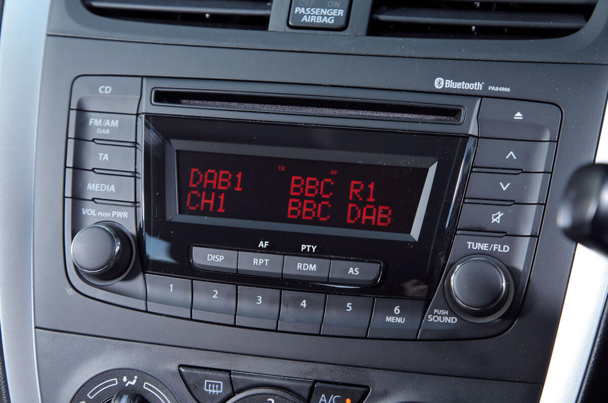 Suzuki Celerio audio system