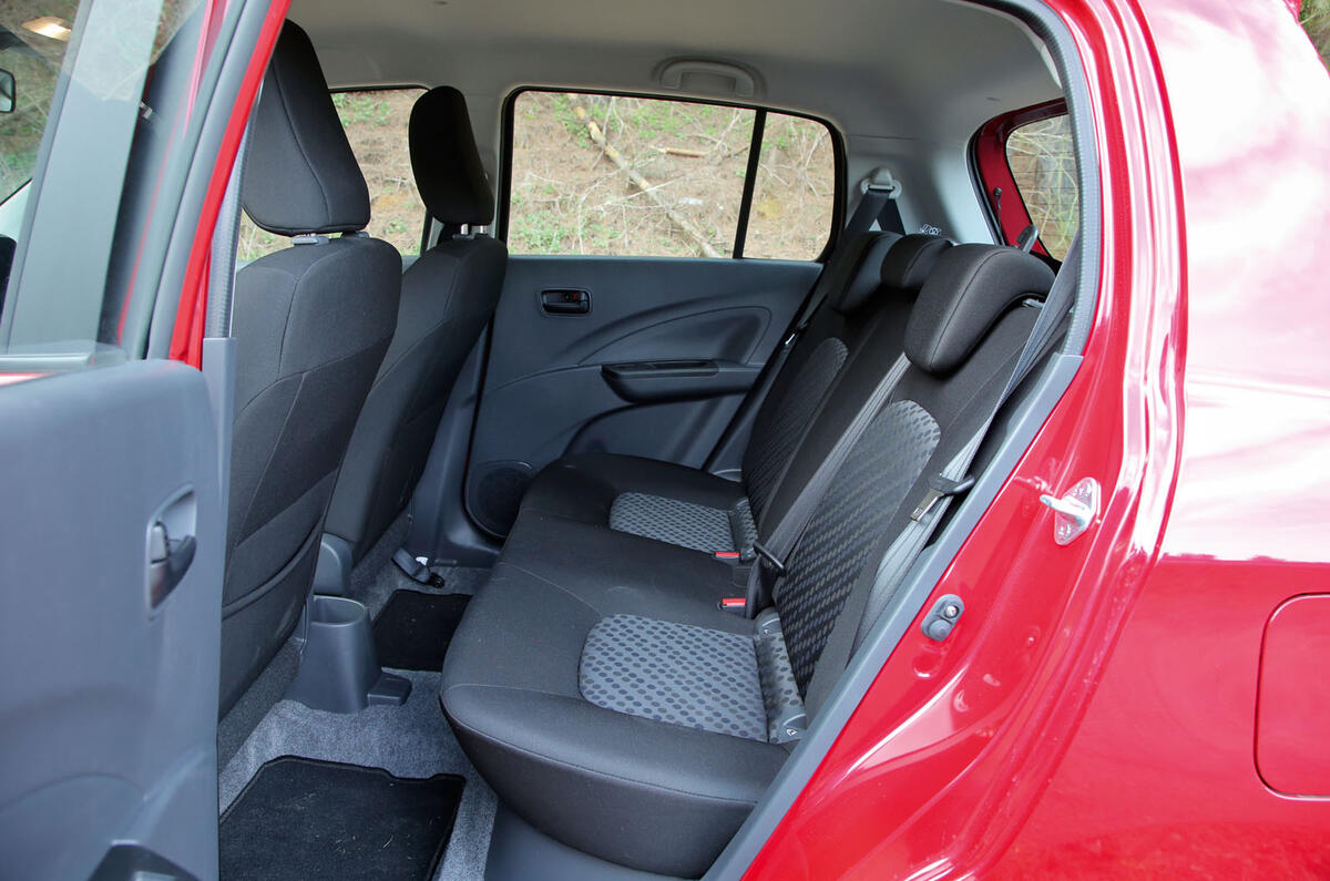 Suzuki Celerio rear seats