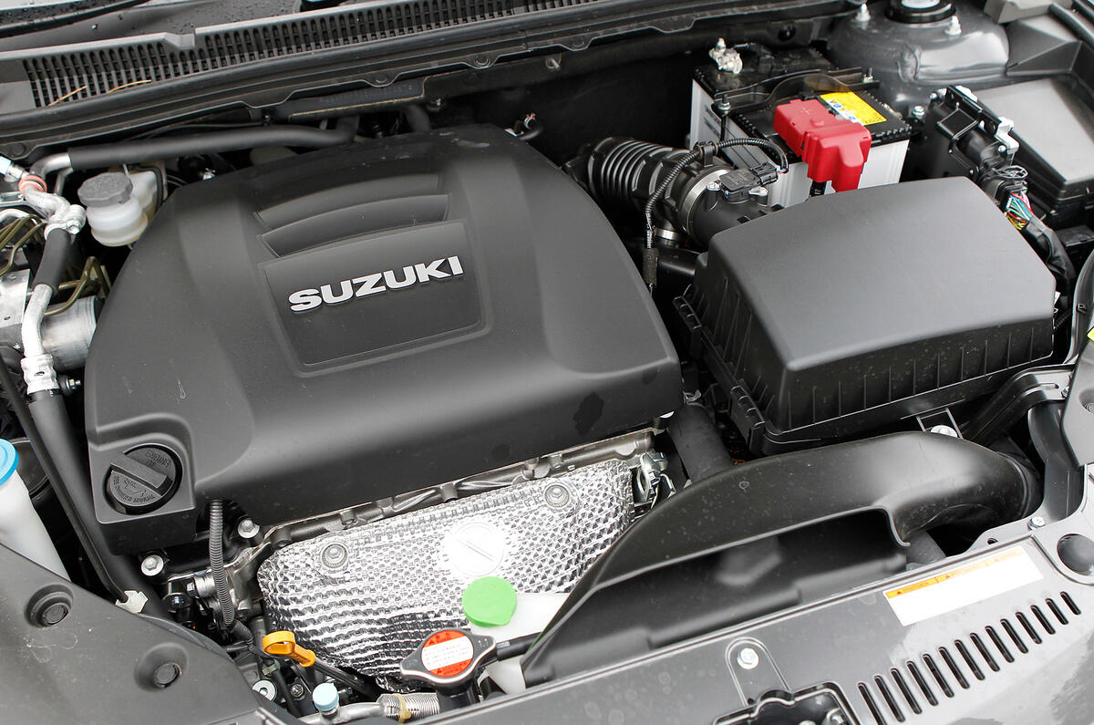 The only engine offered is a 2.4-litre petrol unit 2.4-litre Suzuki Kizashi petrol engine