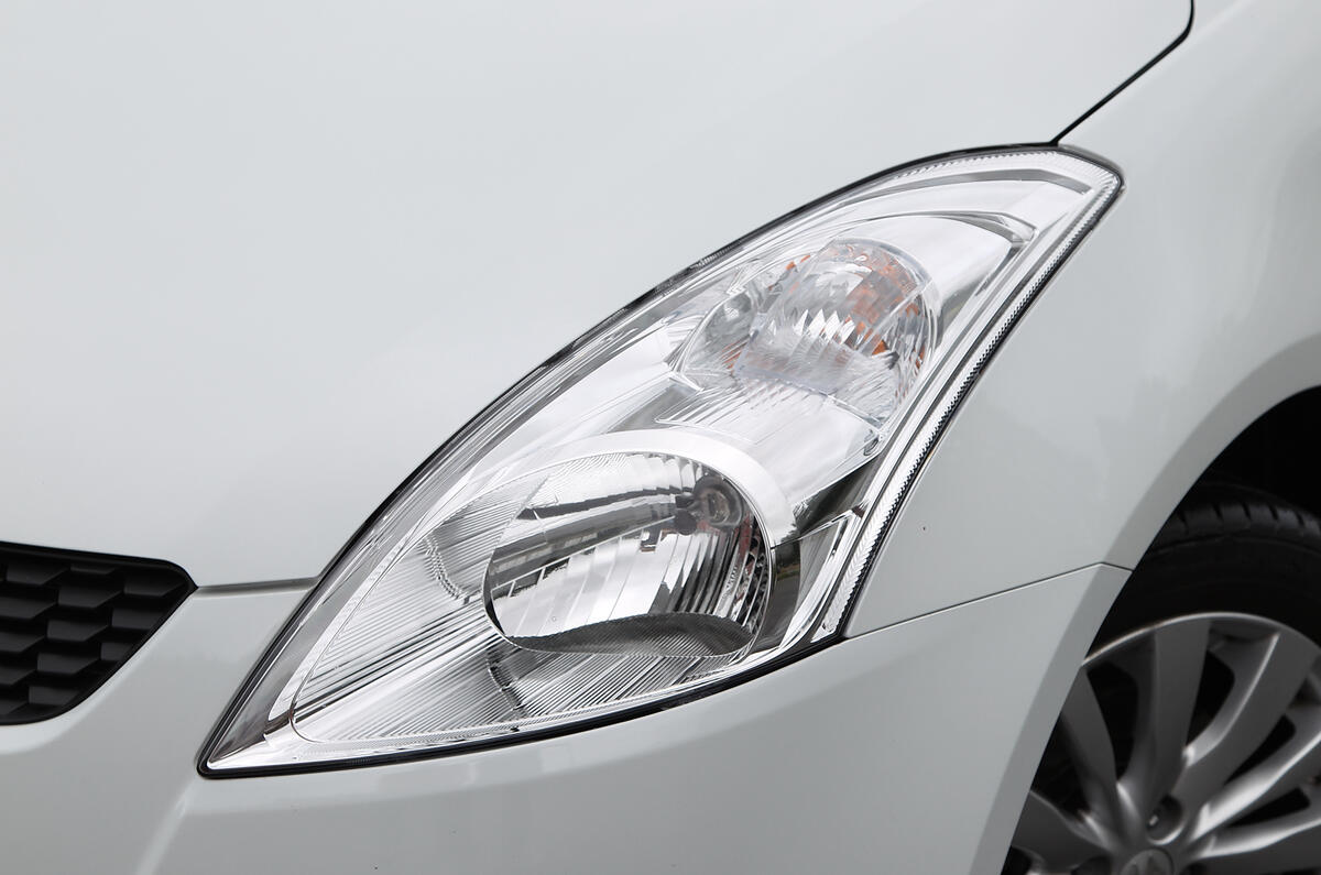 New Swift’s nose is remarkably similar to the old car’s Suzuki Swift headlight